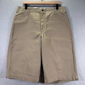 Vintage Ben Davis Chino Shorts Mens 36‎ Brown Heavyweight Classic Workwear Shop